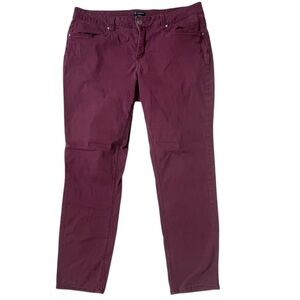 New Directions Wine Purple Pants Sz 12